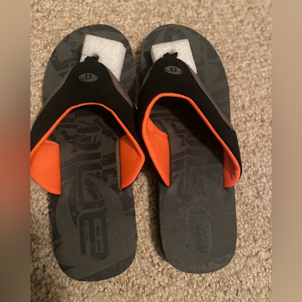 Black and Orange Men's Sandals